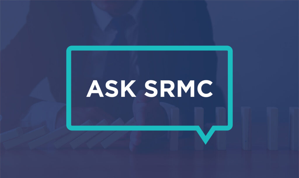 Ask SRMC graphic for the security consulting question and answer series
